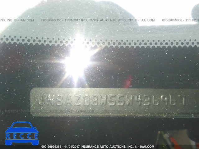 2005 Nissan Murano JN8AZ08W55W436967 image 8