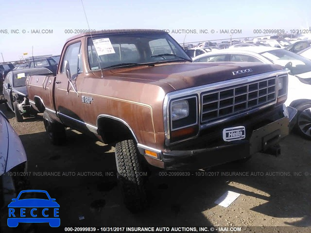 1984 Dodge W-series W150 1B7GW14T3ES220252 зображення 0