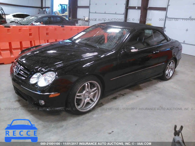 2008 Mercedes-benz CLK 550 WDBTK72G78T095904 image 1