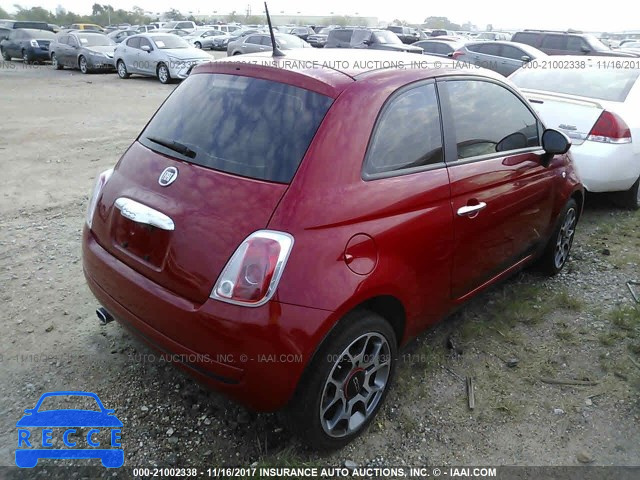 2013 Fiat 500 POP 3C3CFFAR3DT684535 зображення 3