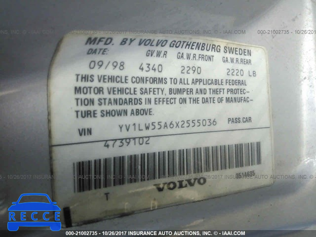 1999 Volvo V70 YV1LW55A6X2555036 image 8