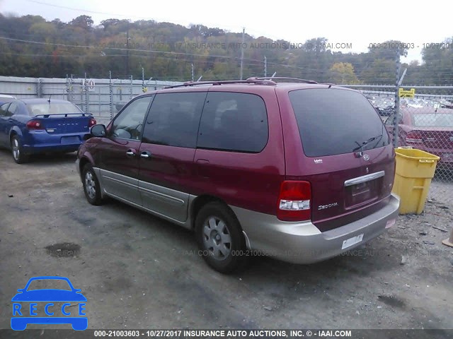 2003 KIA Sedona EX/LX KNDUP131136346826 image 2