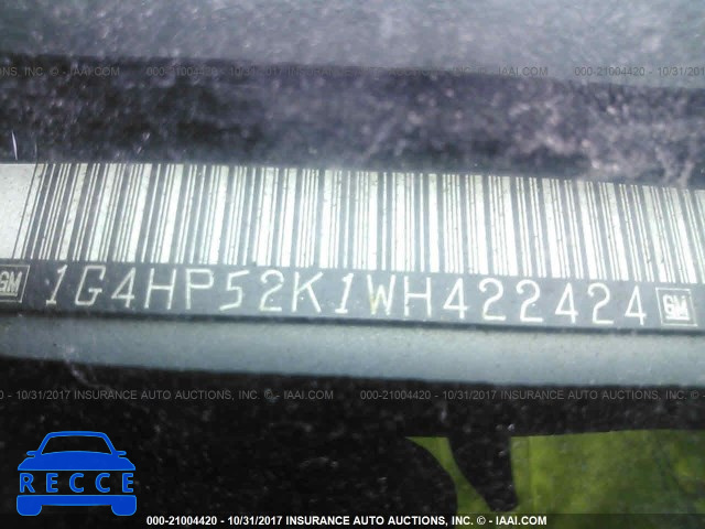 1998 Buick Lesabre 1G4HP52K1WH422424 image 8