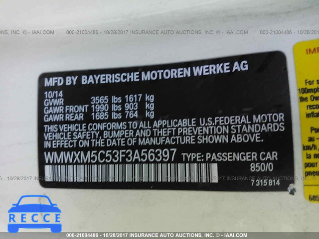 2015 Mini Cooper WMWXM5C53F3A56397 image 8