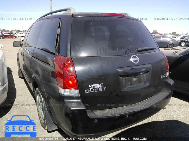 2006 Nissan Quest S/SE/SL 5N1BV28U16N127652 image 2