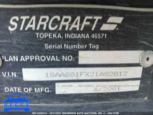 2002 STARCRAFT OTHER 1SAAS01FX21AS2812 зображення 8