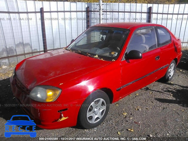 2003 Hyundai Accent L KMHCF35CX3U261290 image 1