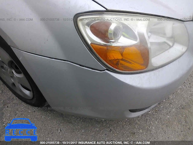 2008 KIA Spectra KNAFE121385519112 image 5