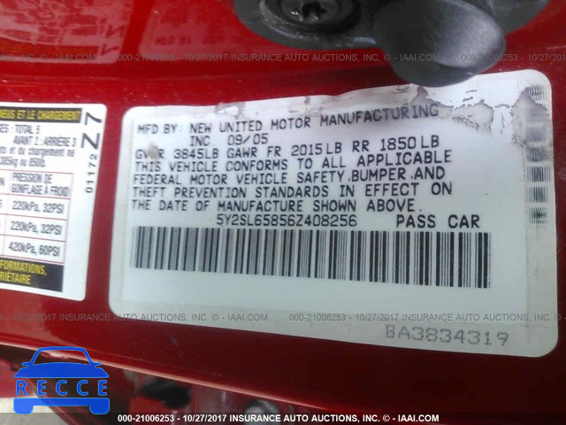 2006 Pontiac Vibe 5Y2SL65856Z408256 image 8