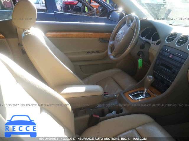 2006 Audi A4 1.8 CABRIOLET WAUAC48H26K009564 зображення 4