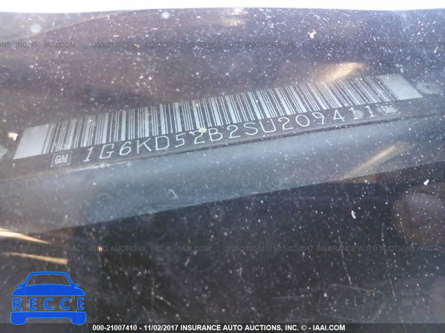 1995 Cadillac Deville 1G6KD52B2SU209411 image 8