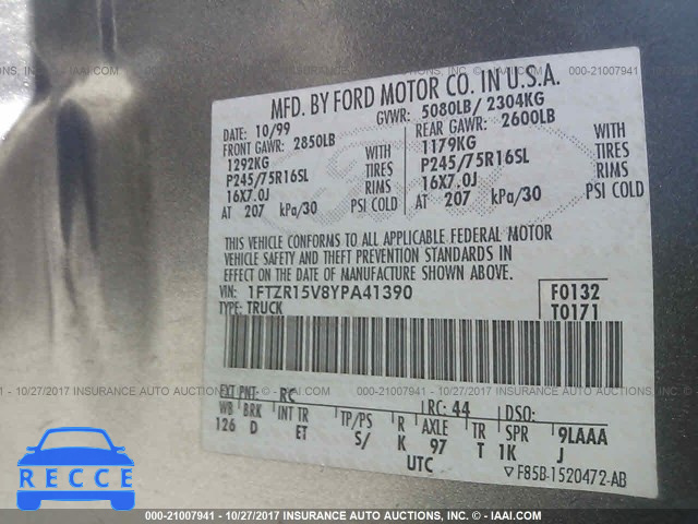 2000 Ford Ranger 1FTZR15V8YPA41390 image 8