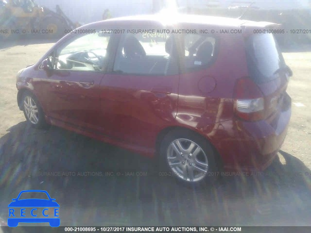 2008 Honda FIT SPORT JHMGD37658S009239 image 2