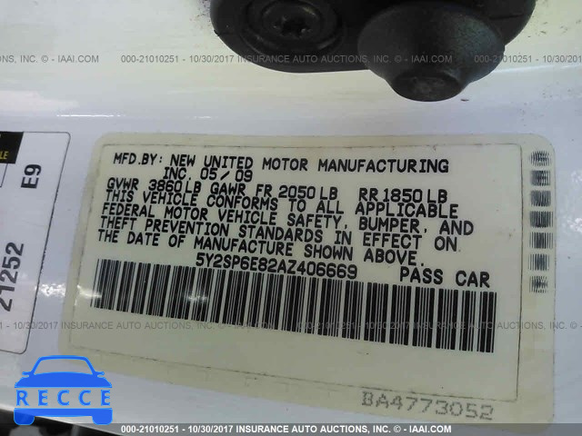 2010 Pontiac Vibe 5Y2SP6E82AZ406669 image 8