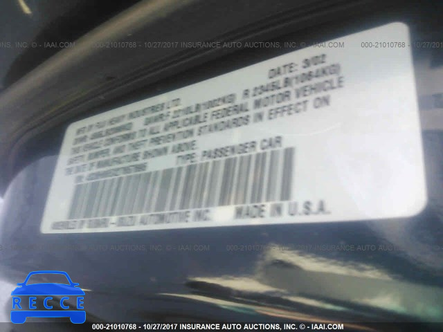 2002 Subaru Legacy OUTBACK 4S3BH665X27657695 image 8