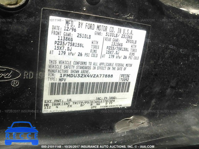 1997 Ford Explorer 1FMDU32X4VZA77888 image 8