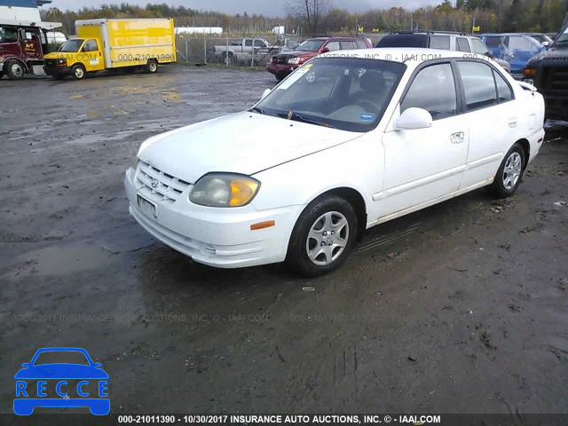 2003 Hyundai Accent GL KMHCG45C93U498369 image 1