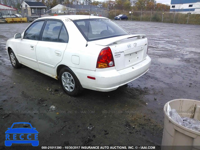 2003 Hyundai Accent GL KMHCG45C93U498369 image 2