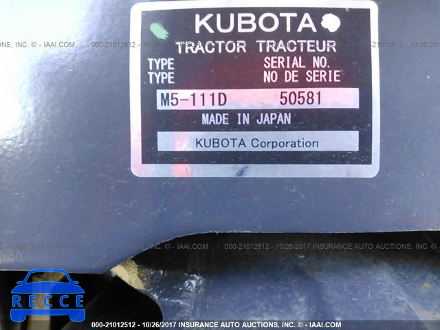 2016 KUBOTA M5111HD 505811 зображення 8