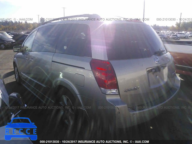 2004 Nissan Quest 5N1BV28U94N352219 image 2