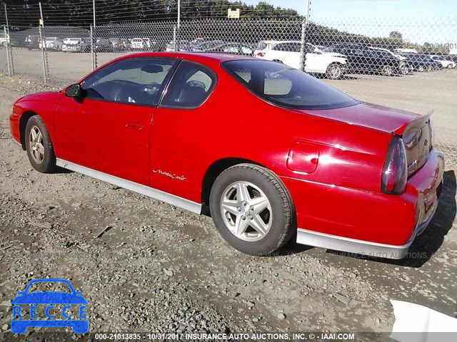 2003 Chevrolet Monte Carlo SS 2G1WX12K439292541 зображення 2