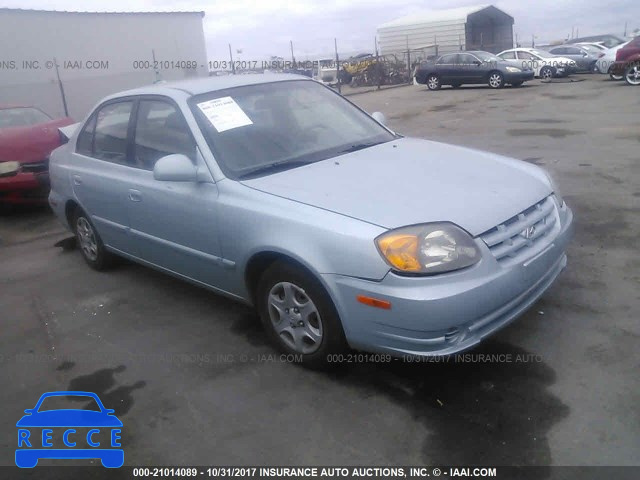 2005 Hyundai Accent GL KMHCG45C75U593449 image 0