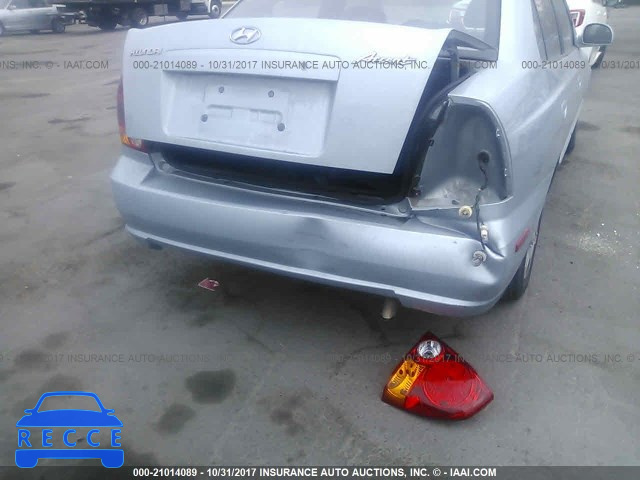 2005 Hyundai Accent GL KMHCG45C75U593449 image 5