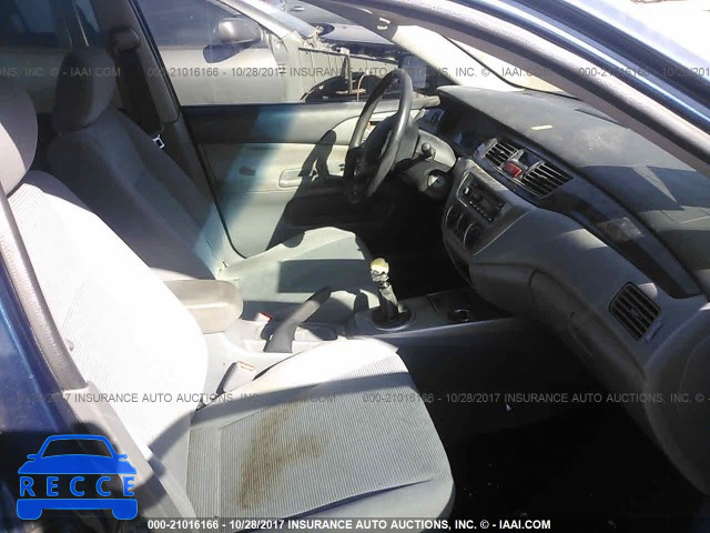 2005 Mitsubishi Lancer ES JA3AJ26E05U016178 image 4