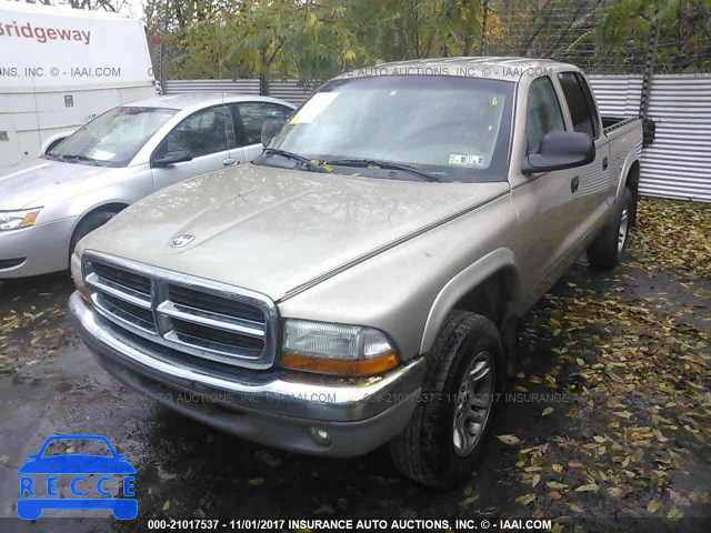 2003 DODGE DAKOTA QUAD SLT 1D7HG48N93S346794 image 1