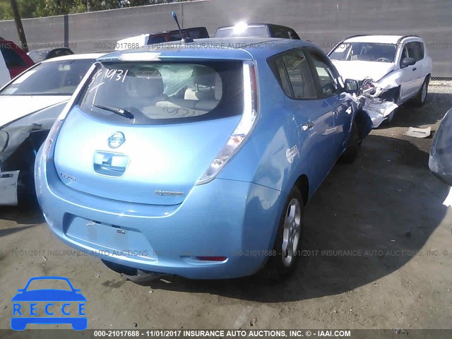 2011 Nissan Leaf SV/SL JN1AZ0CP4BT008237 зображення 3
