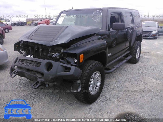 2007 Hummer H3 5GTDN13E178101083 зображення 1