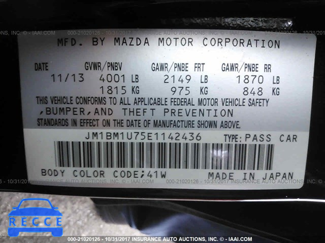 2014 Mazda 3 SPORT JM1BM1U75E1142436 image 8