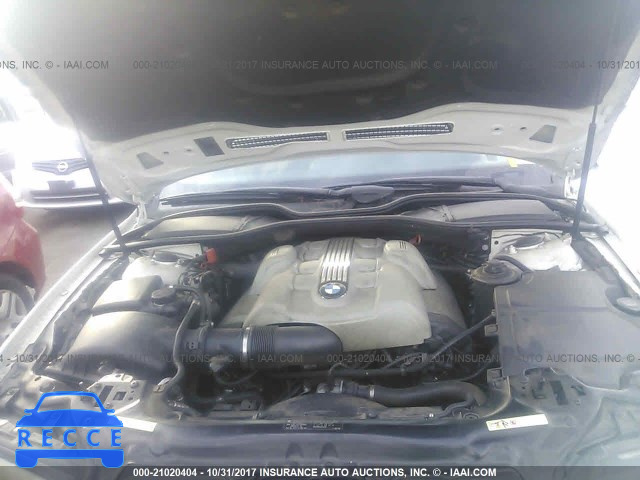 2005 BMW 745 WBAGN63525DS56468 зображення 9