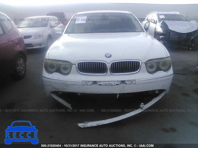 2005 BMW 745 WBAGN63525DS56468 зображення 5