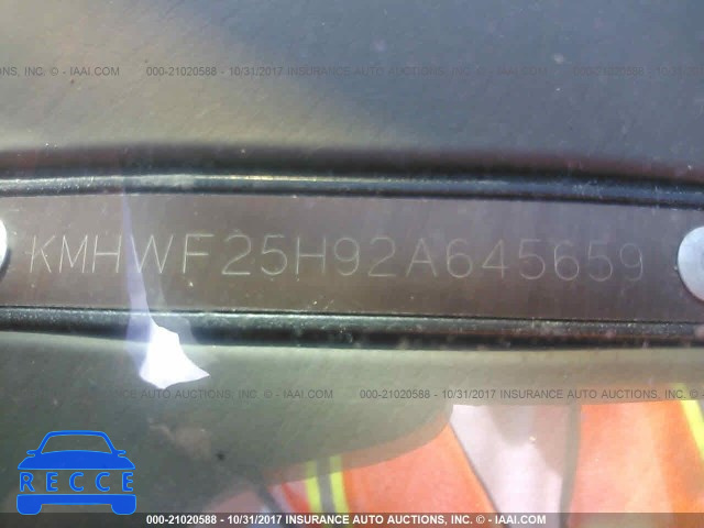 2002 Hyundai Sonata GL KMHWF25H92A645659 зображення 8