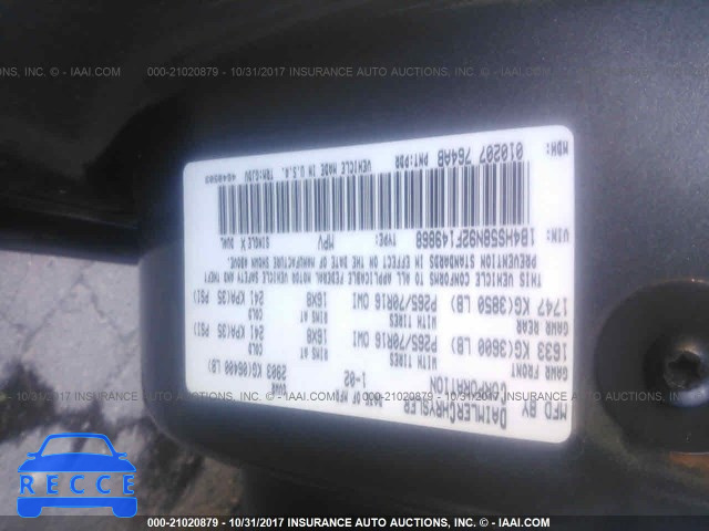 2002 Dodge Durango 1B4HS58N92F149868 image 8