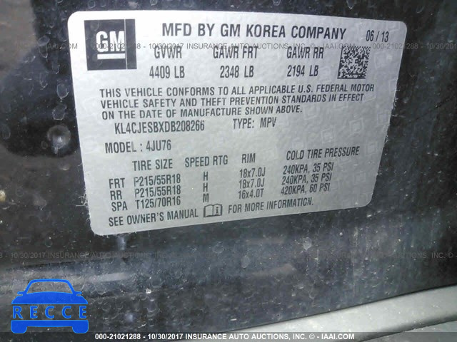 2013 Buick Encore KL4CJESBXDB208266 image 8