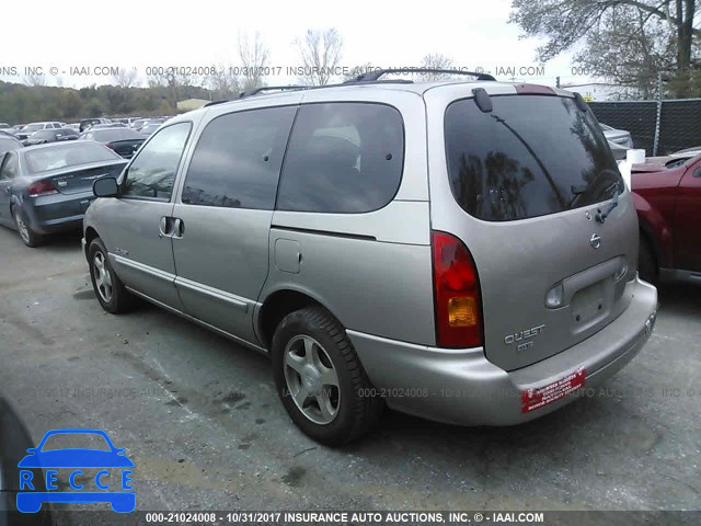 2000 NISSAN QUEST SE/GLE/GXE 4N2XN11T9YD804667 image 2