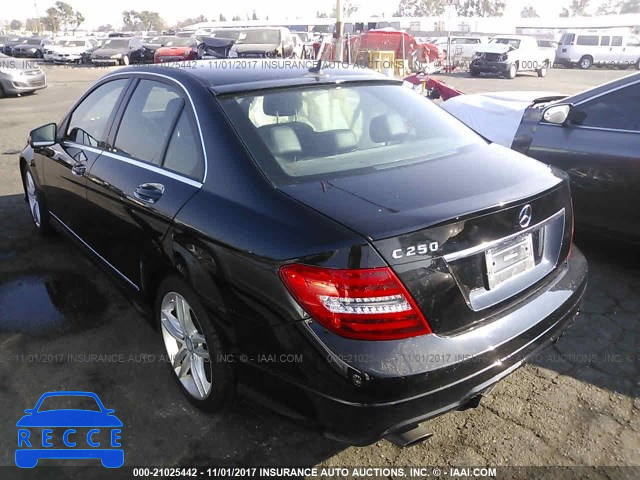 2014 Mercedes-benz C 250 WDDGF4HB1EG233710 image 2