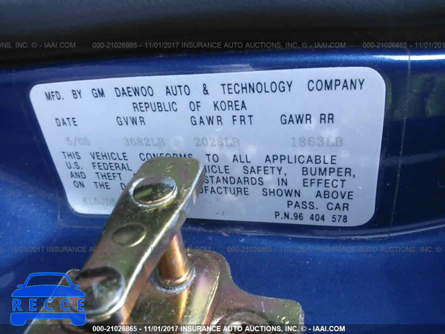 2006 Suzuki Forenza KL5JD56Z26K452868 image 8