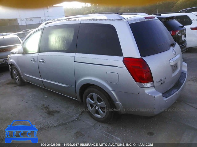 2007 Nissan Quest S/SE/SL 5N1BV28U47N121670 image 2