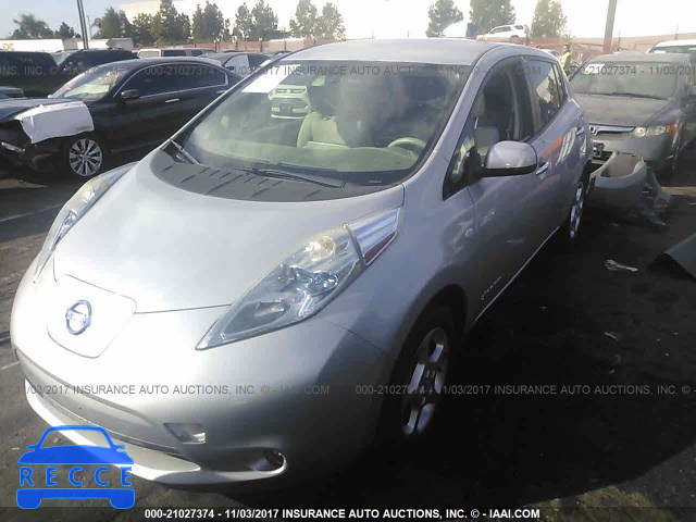 2012 Nissan Leaf SV/SL JN1AZ0CP2CT023076 зображення 1