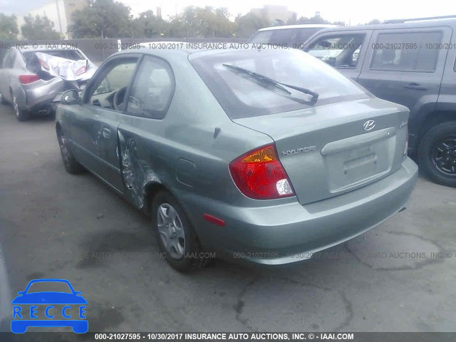 2005 Hyundai Accent GS KMHCG35C75U322112 image 2