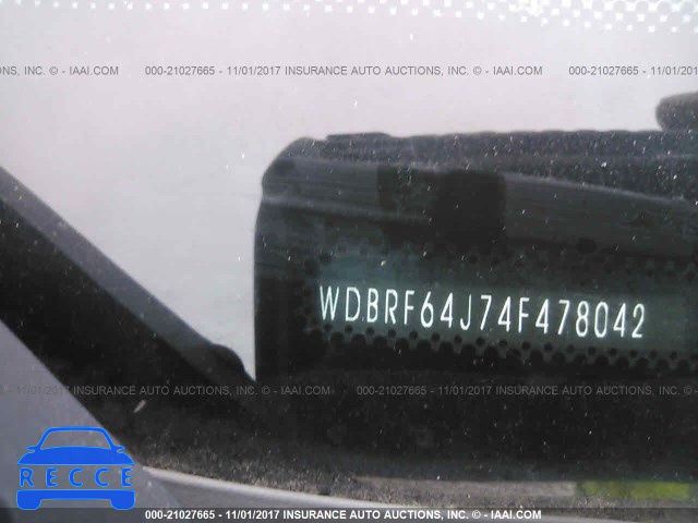2004 Mercedes-benz C WDBRF64J74F478042 image 8