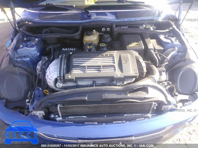 2005 MINI COOPER S WMWRE33545TG96935 image 9