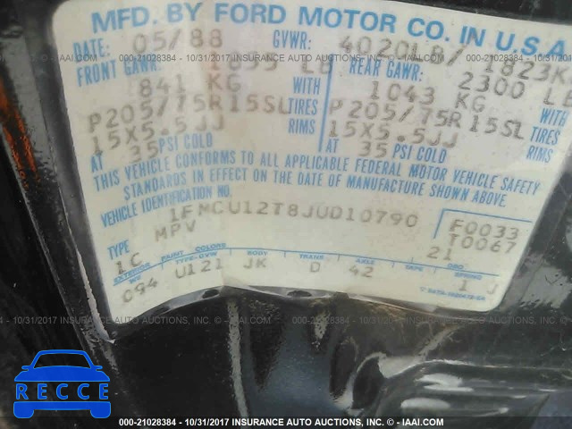 1988 Ford Bronco Ii 1FMCU12T8JUD10790 image 8