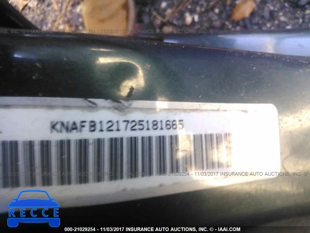 2002 KIA Spectra KNAFB121725181665 зображення 8