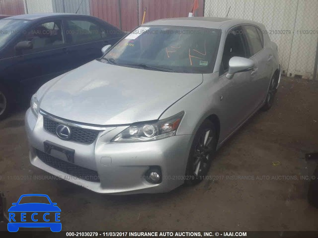 2012 Lexus CT 200 JTHKD5BH3C2047589 зображення 1