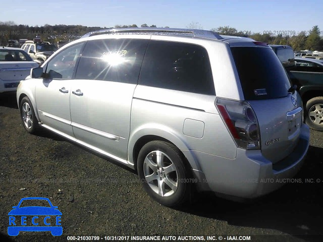 2007 Nissan Quest 5N1BV28U27N138399 image 2