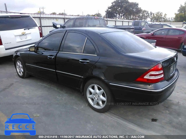 2004 Mercedes-benz C 240 WDBRF61J44F540601 image 2